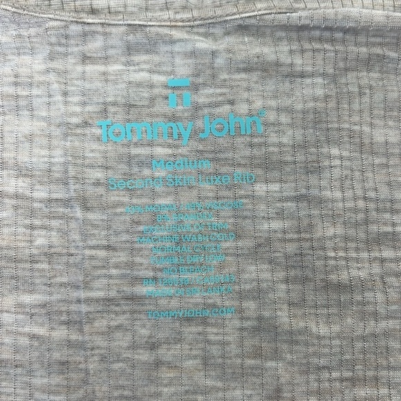 Tommy John second skin luxe rib set jogger and tank top size M oatmeal/grey - Picture 8 of 8